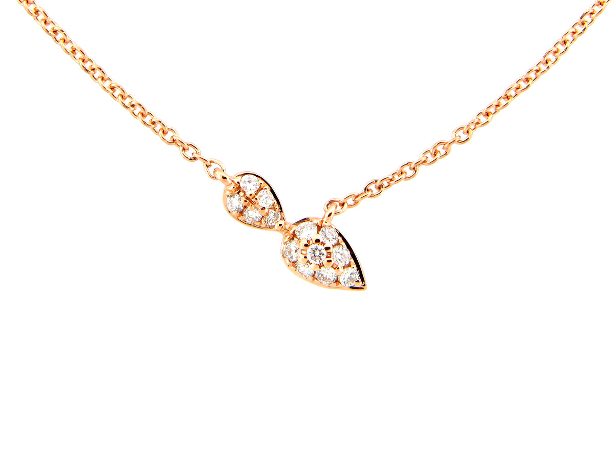 DIAMOND DROPLET NECKLACE