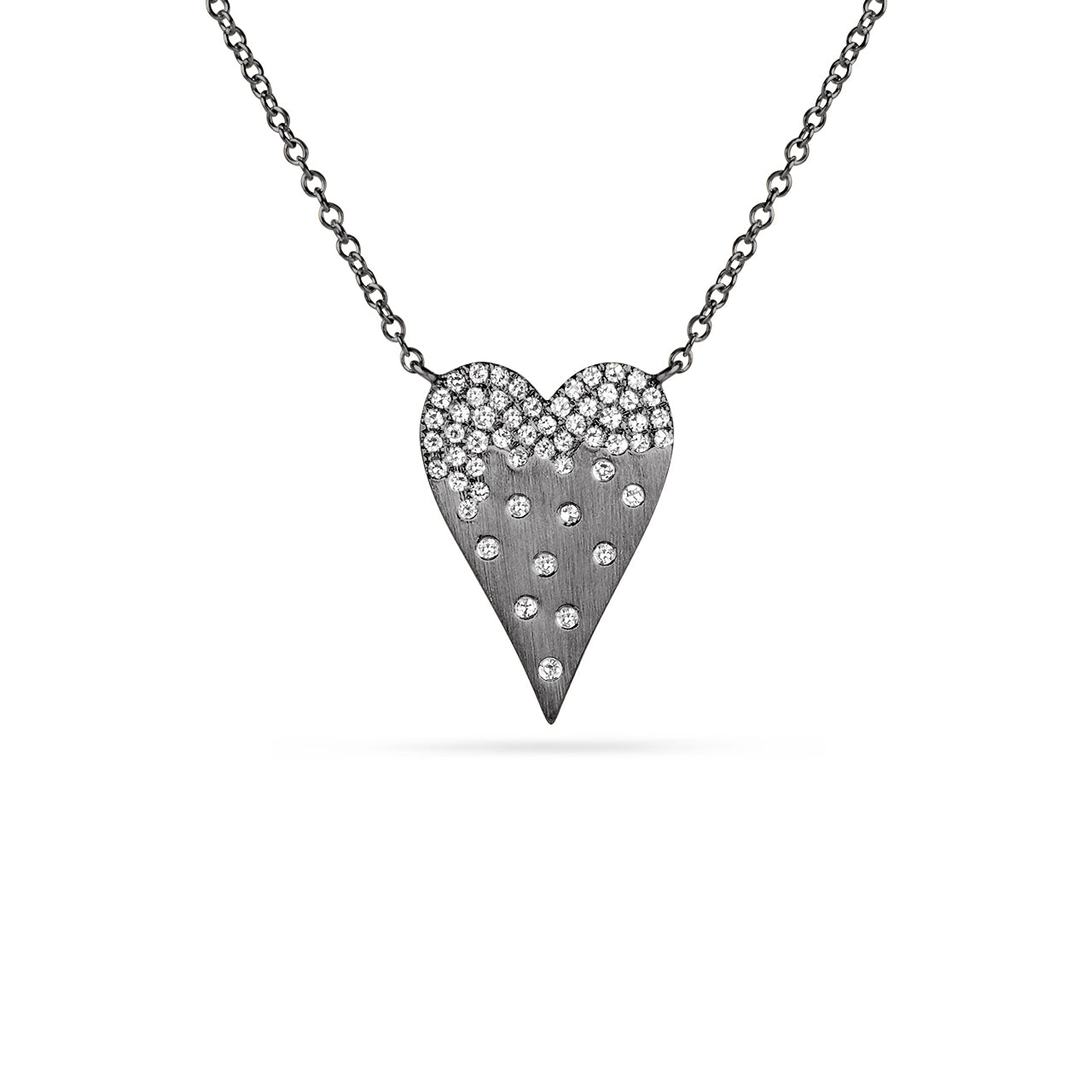 Diamond Petite Confetti Heart Necklace
