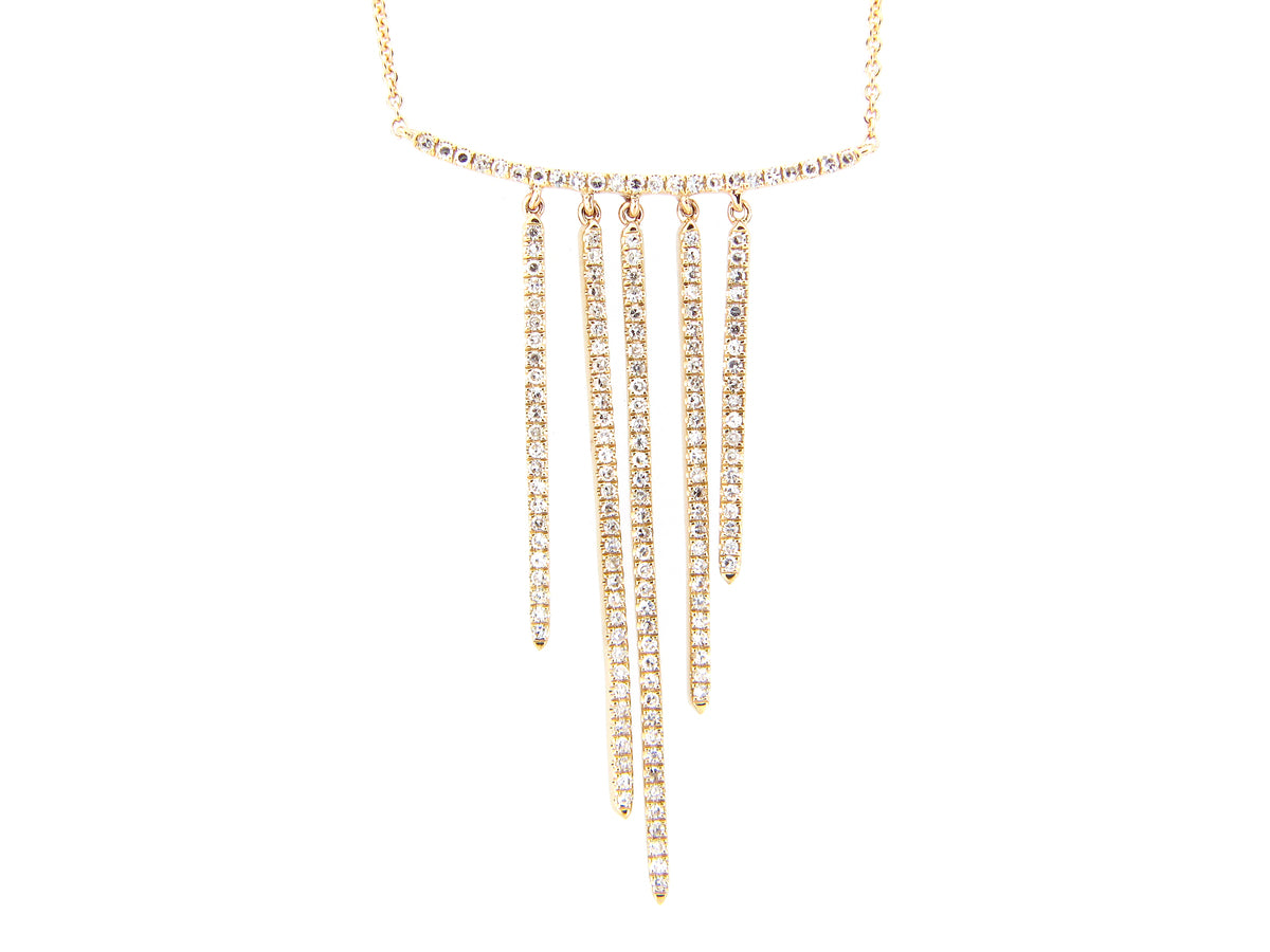 DIAMOND TASSEL NECKLACE