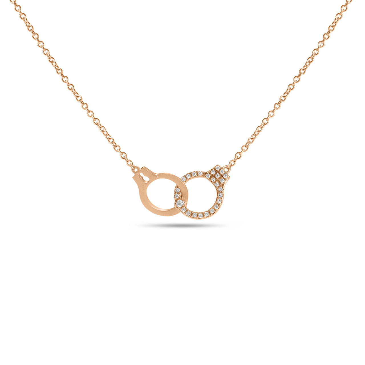 Diamond Handcuff Necklace