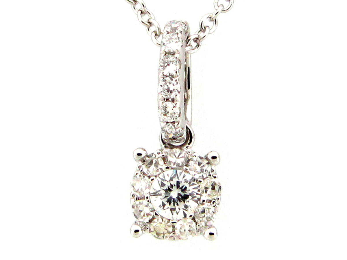DIAMOND PENDANT, 14KW (N)