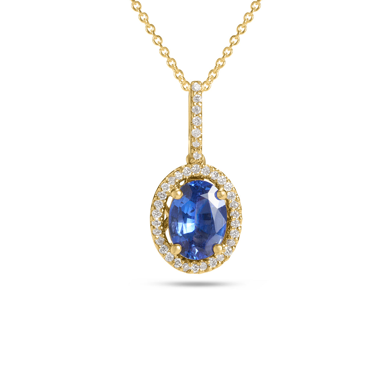 Sapphire & Diamond Necklace