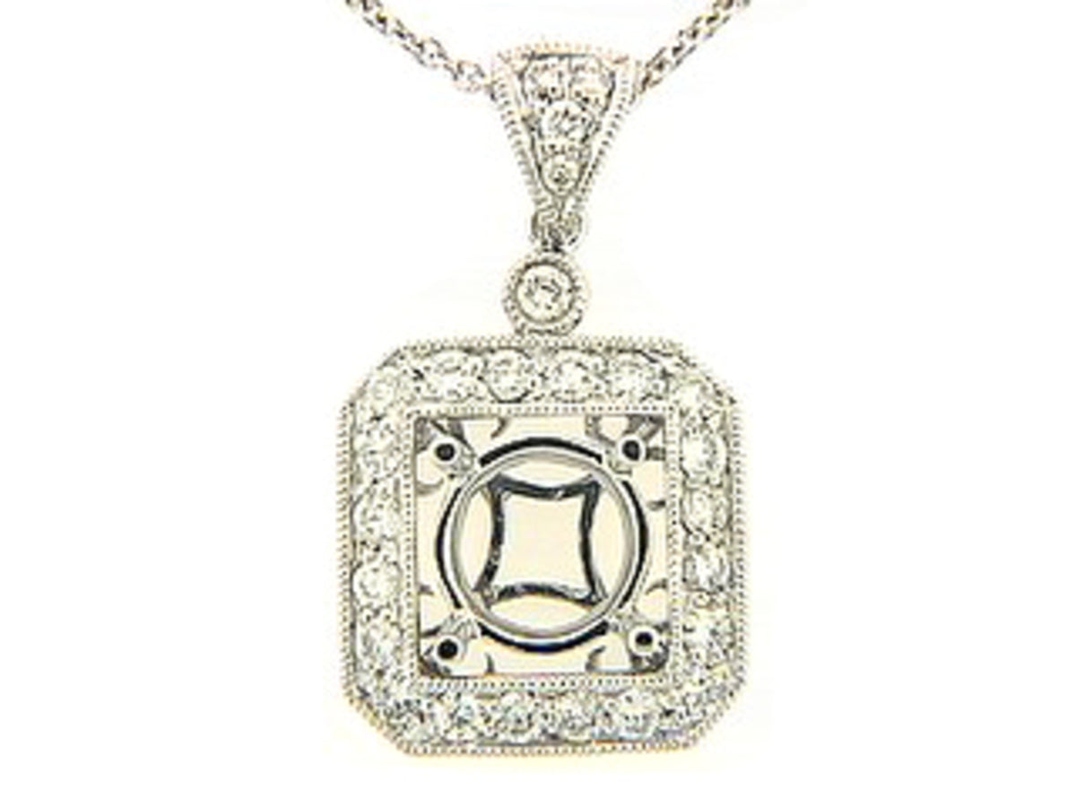 DIAMOND PENDANT, 18KW (N) SPECIAL