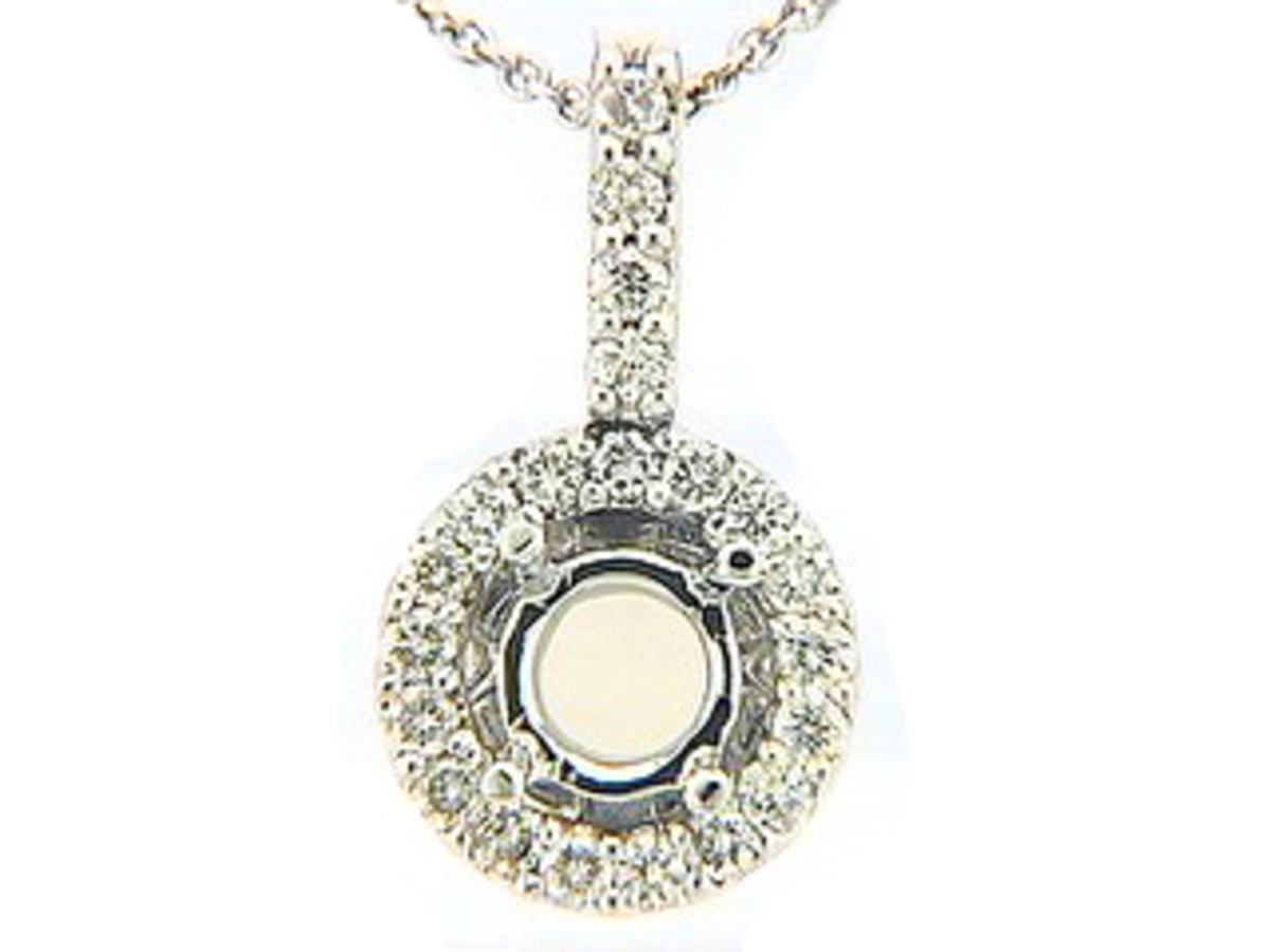 DIAMOND PENDANT, 18KW (N) SPECIAL