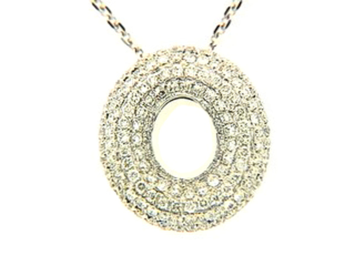DIAMOND PENDANT, 18KW (N) SPECIAL