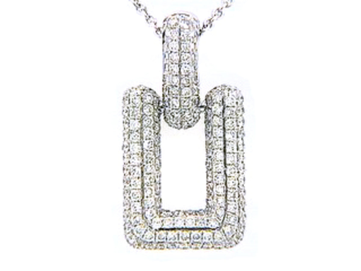 DIAMOND PENDANT, 18KW (N) SPECIAL