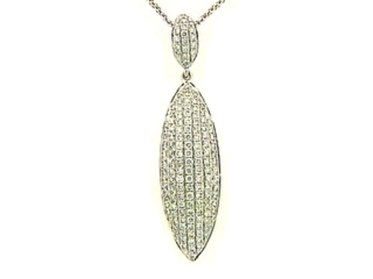 DIAMOND PENDANT, 18KW (N) SPECIAL