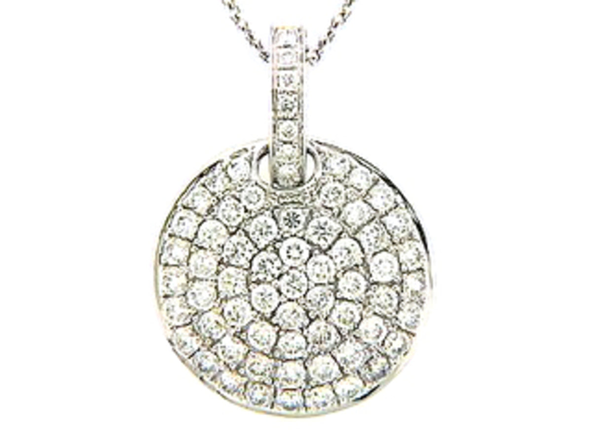 DIAMOND PENDANT, 18KW (N) SPECIAL