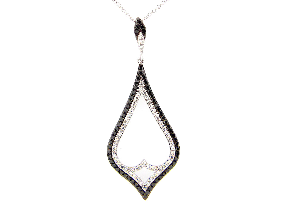 BLACK & WHITE DIAMOND PENDANT