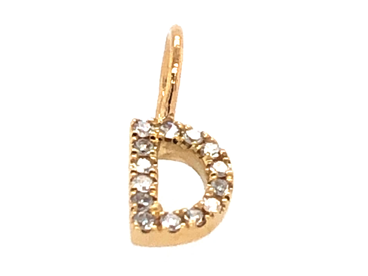 DIAMOND LETTER D PENDANT