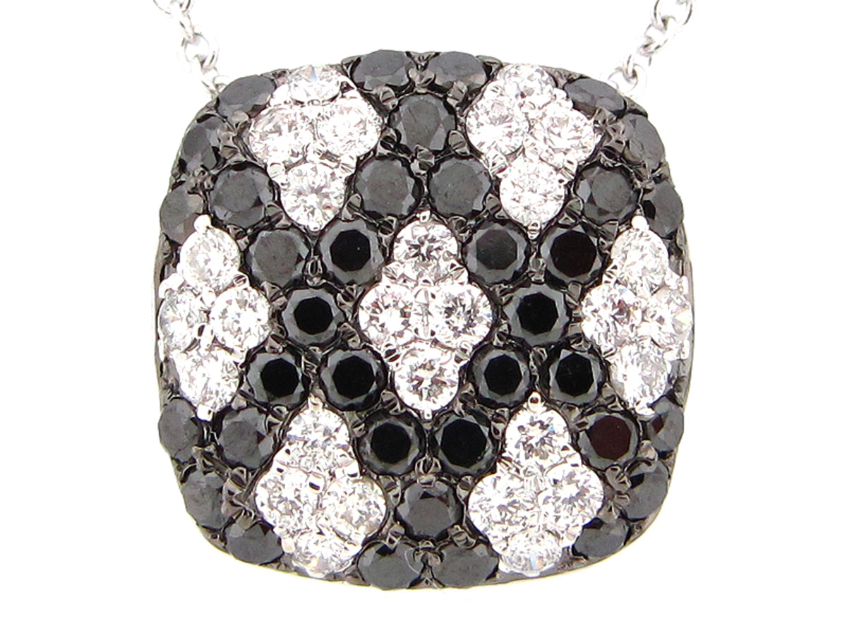 BLACK & WHITE DIAMOND PENDANT