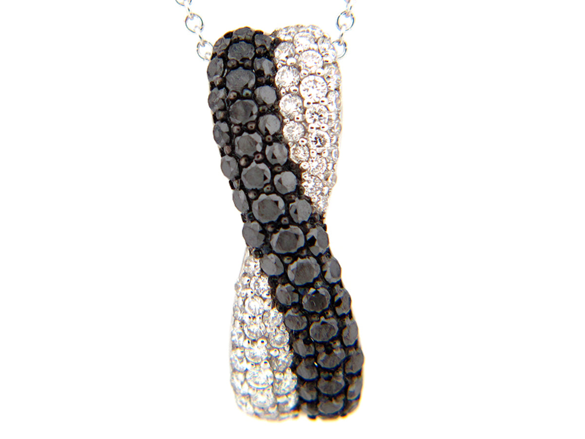 BLACK & WHITE DIAMOND PENDANT