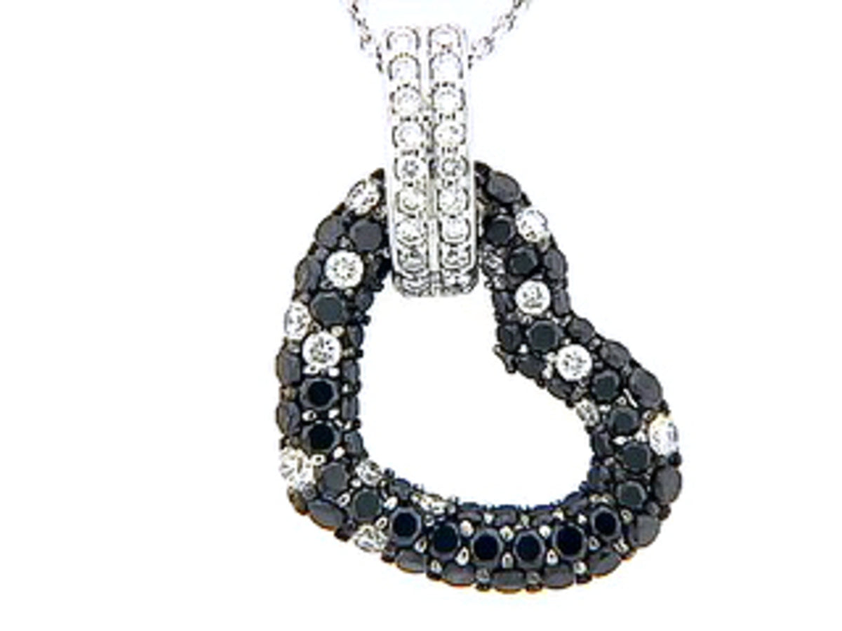 BLACK & WHITE DIAMOND PENDANT