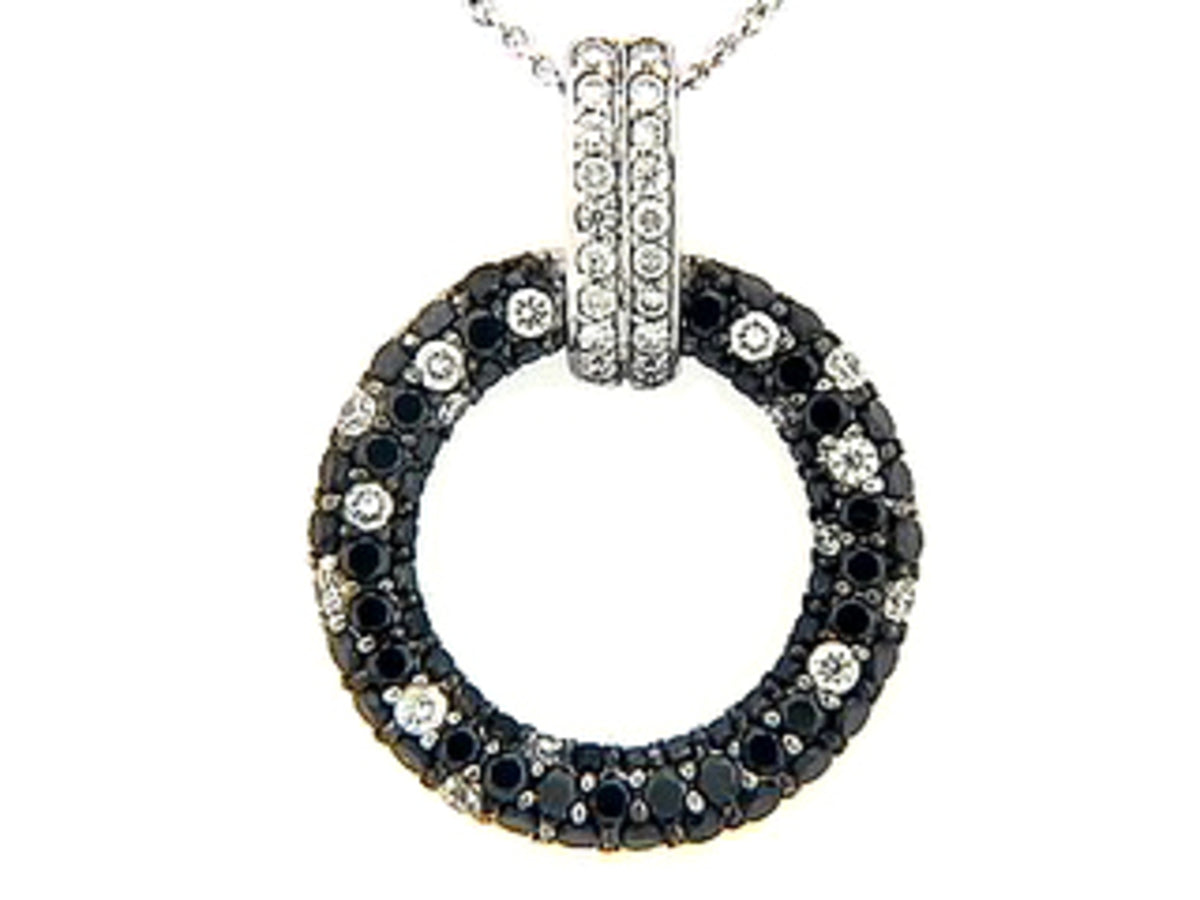 BLACK & WHITE DIAMOND PENDANT