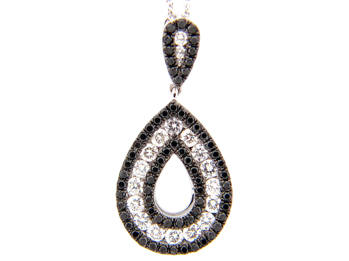 BLACK & WHITE DIAMOND PENDANT