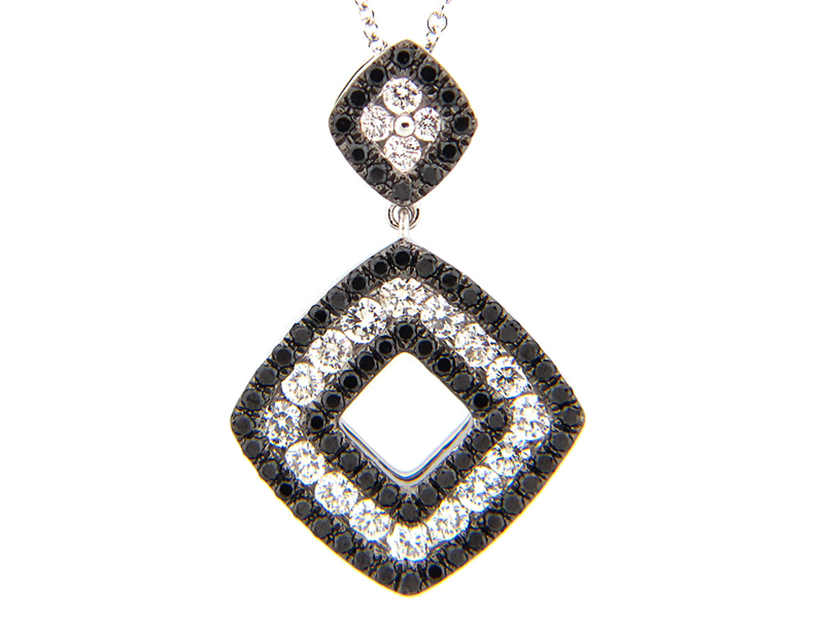 BLACK & WHITE DIAMOND PENDANT