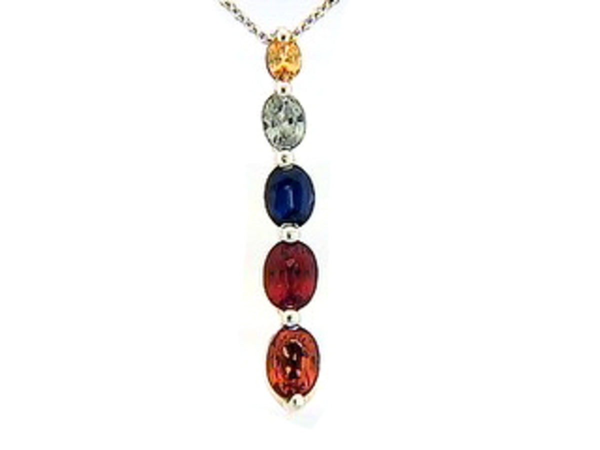 RAINBOW SAPPHIRE PENDANT