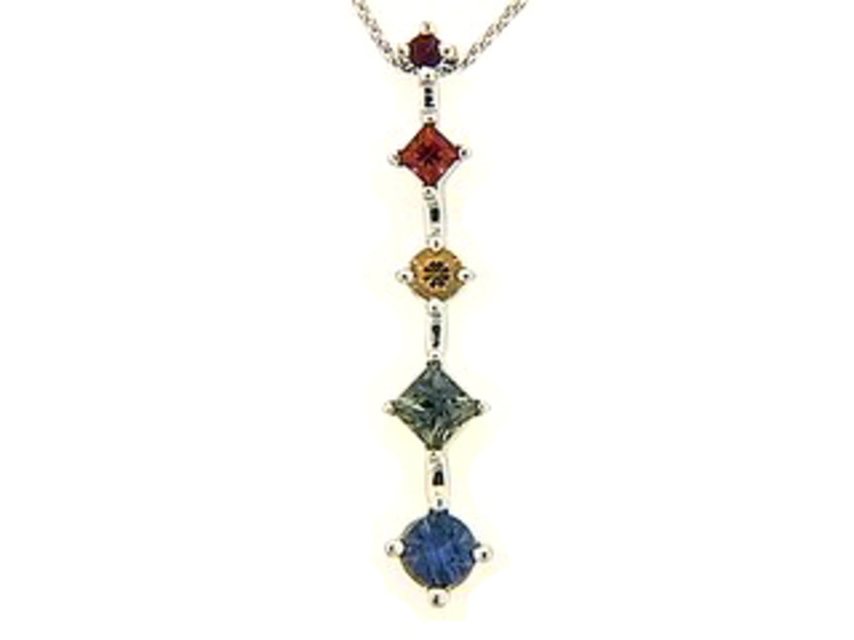 RAINBOW SAPPHIRE PENDANT