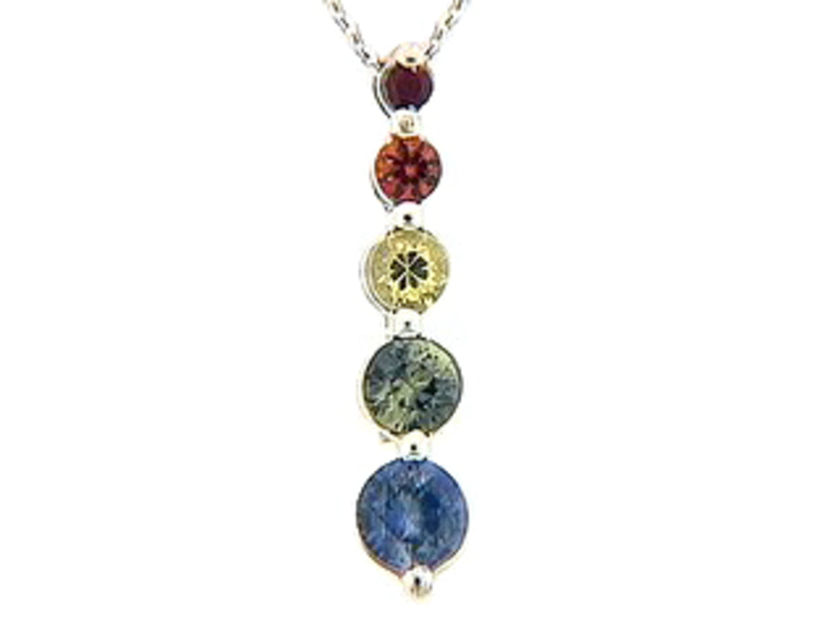 RAINBOW SAPPHIRE PENDANT