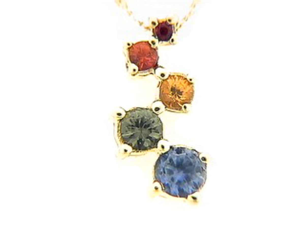 RAINBOW SAPPHIRE PENDANT