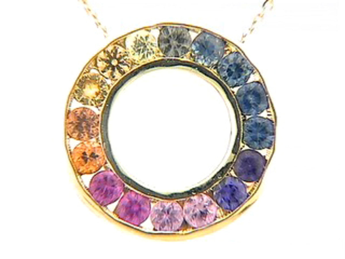 RAINBOW SAPPHIRE PENDANT