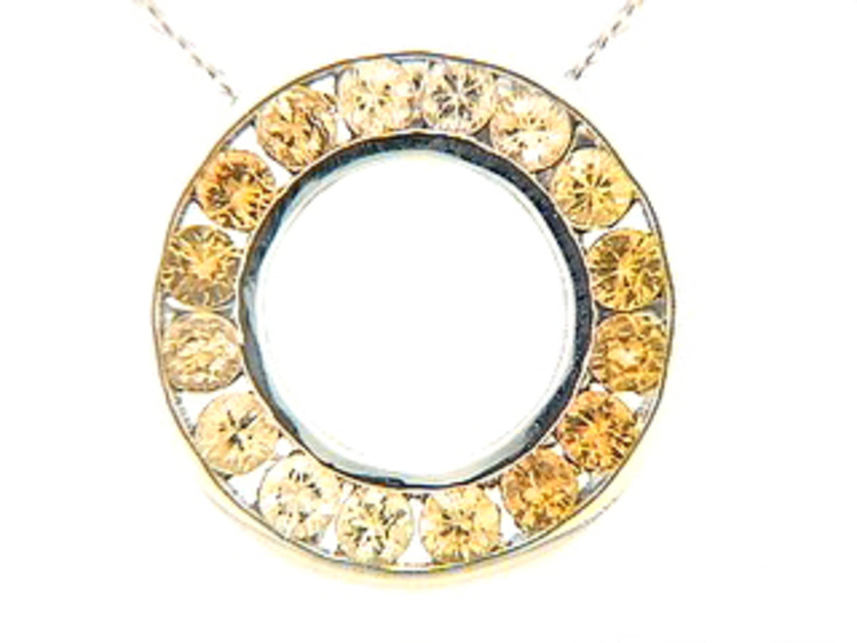YELLOW SAPPHIRE PENDANT