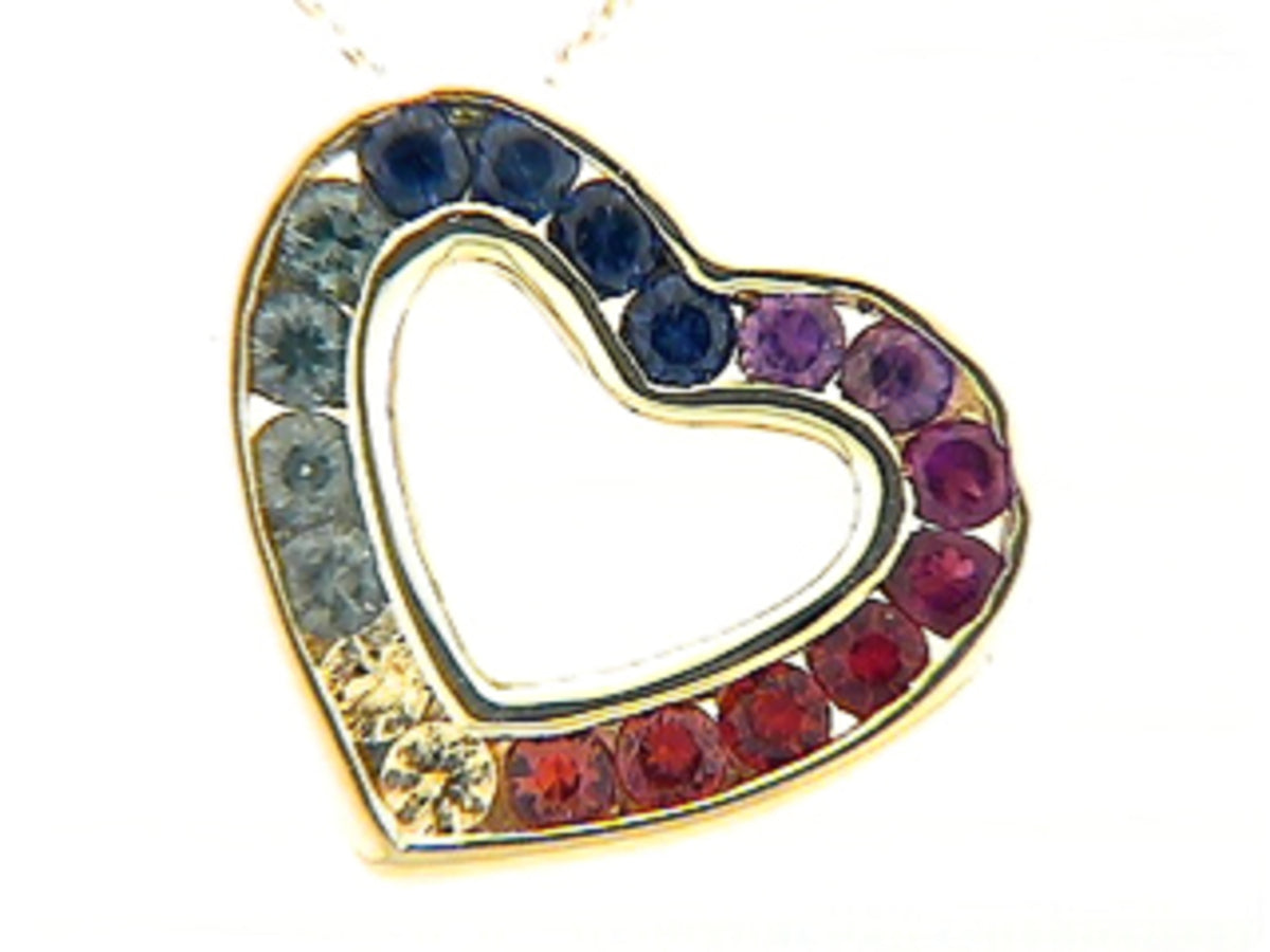RAINBOW SAPPHIRE PENDANT