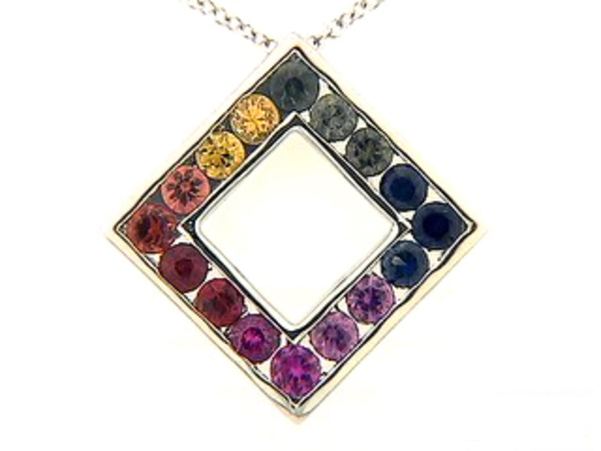 RAINBOW SAPPHIRE PENDANT