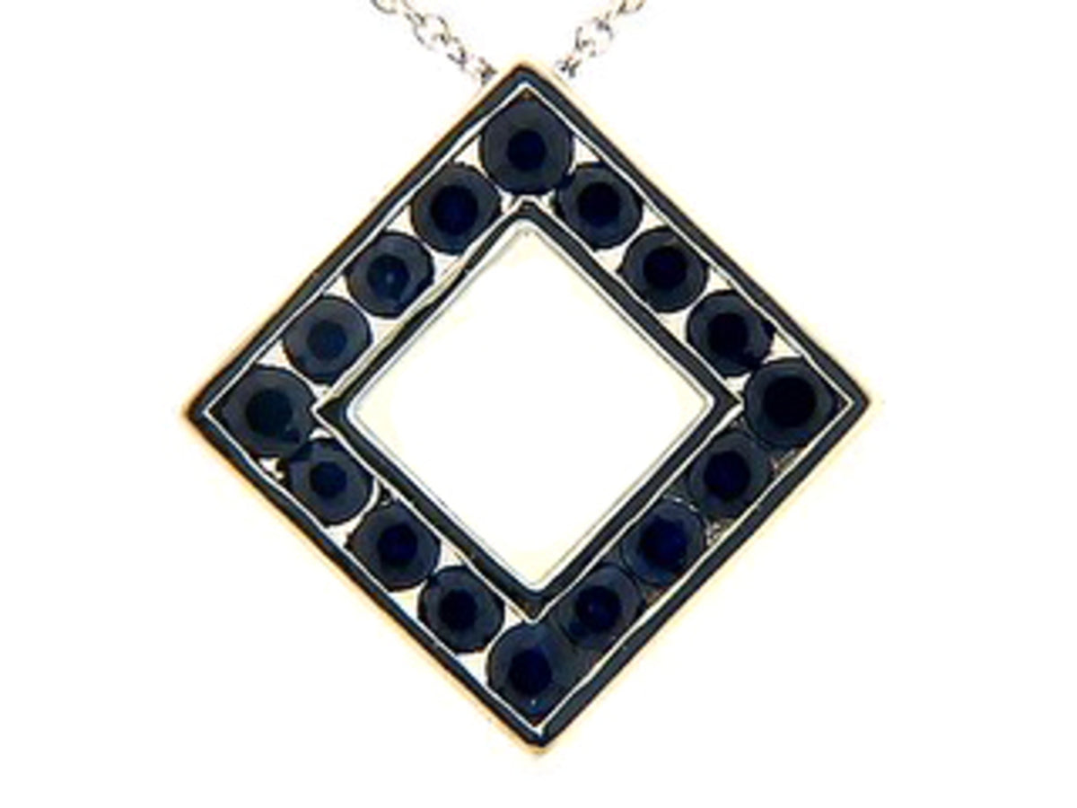 SAPPHIRE PENDANT, 14KW (H)