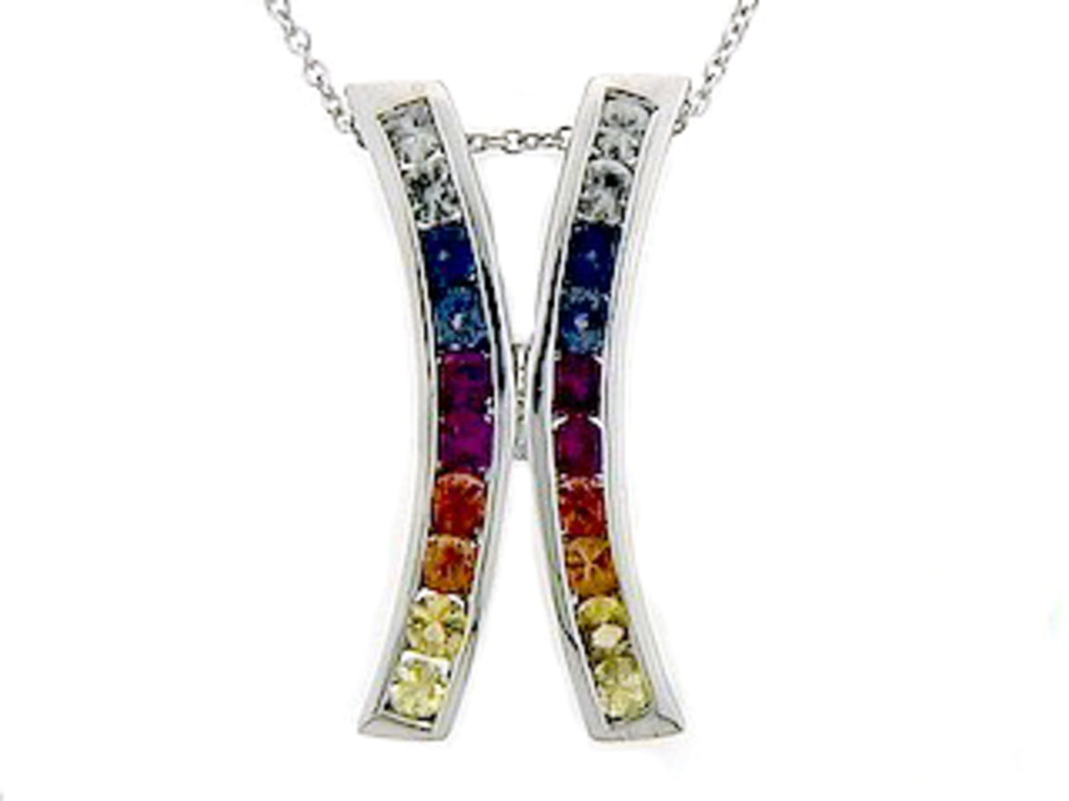 RAINBOW SAPPHIRE PENDANT