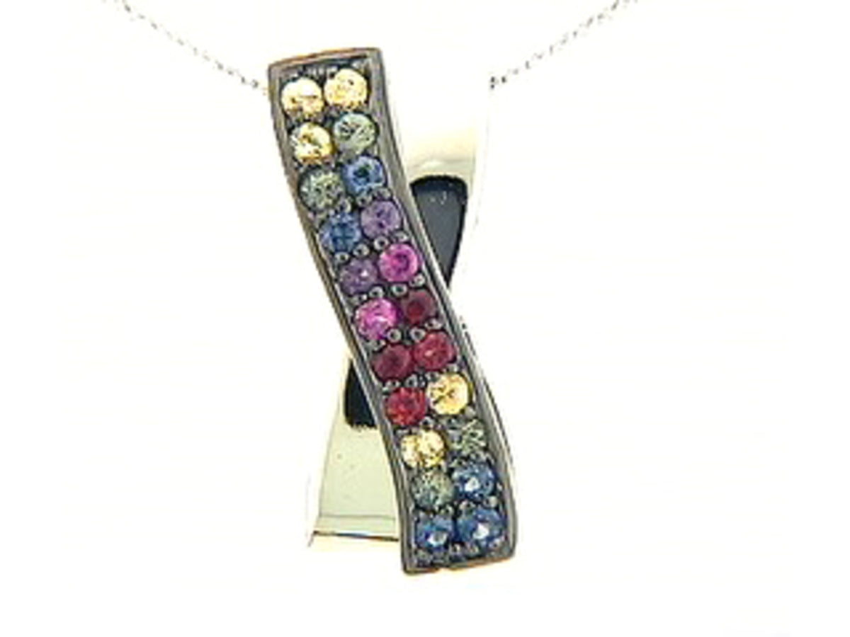 RAINBOW SAPPHIRE PENDANT