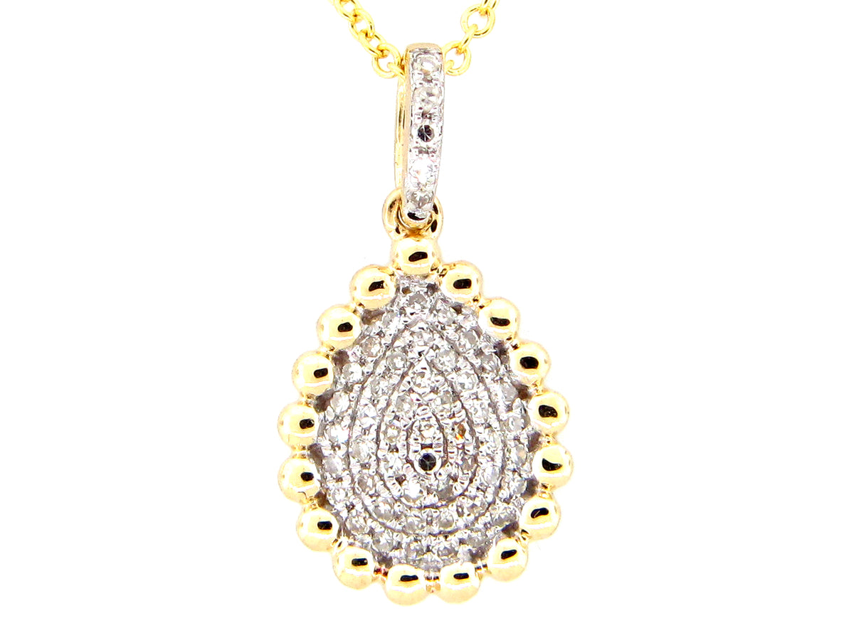 DIAMOND PENDANT, 14KY (N)
