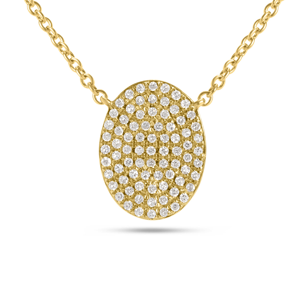 Diamond Oval Necklace