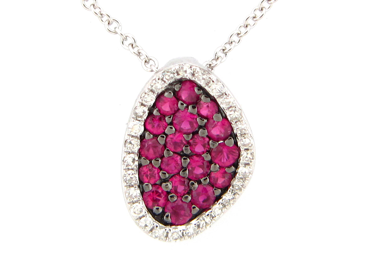 RUBY & DIAMOND PENDANT