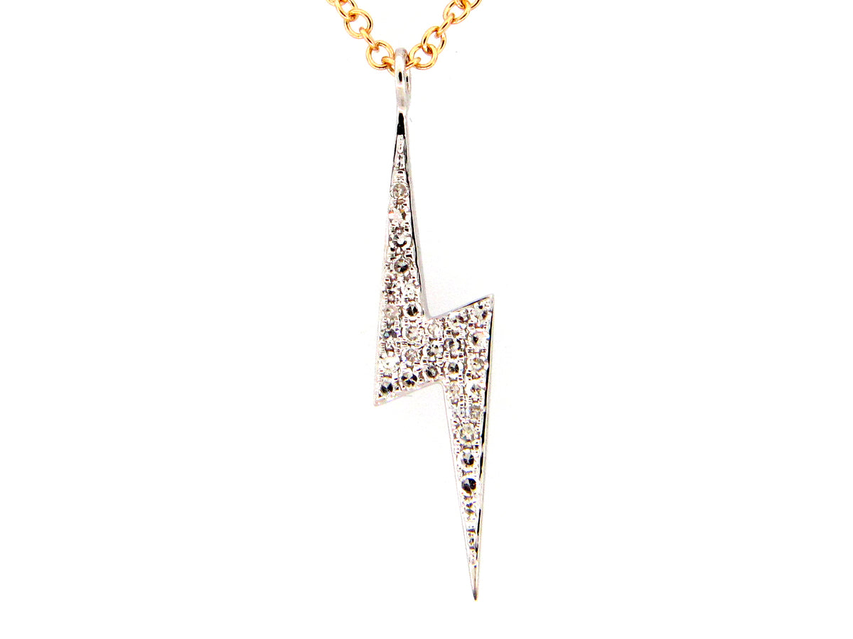 DIAMOND PENDANT, 18'/17'/16", 14KWY