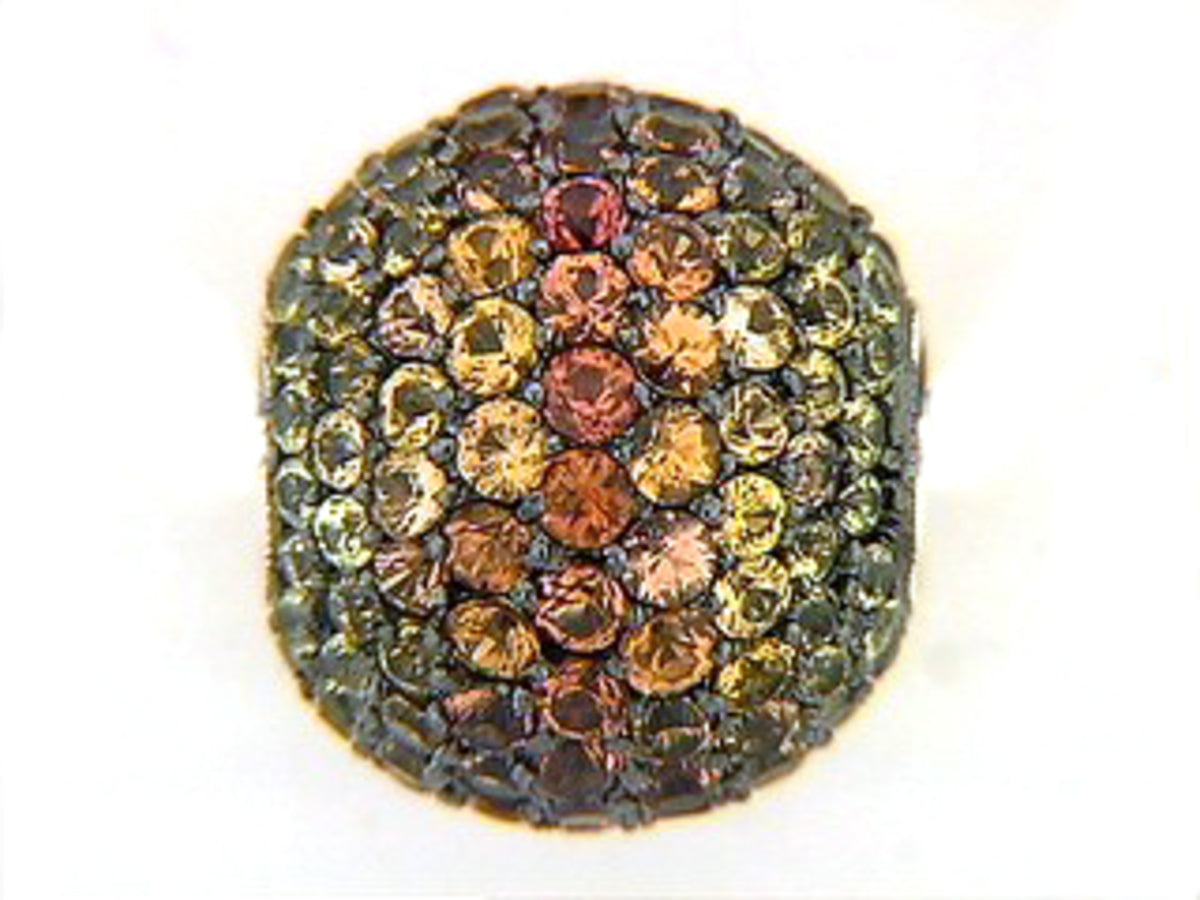 ORANGE SAPPHIRE PENDANT