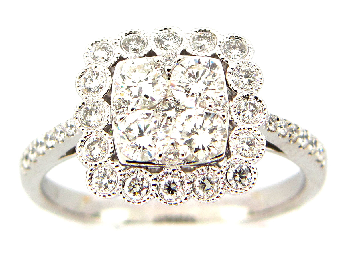 DIAMOND RING, 14KW (N)