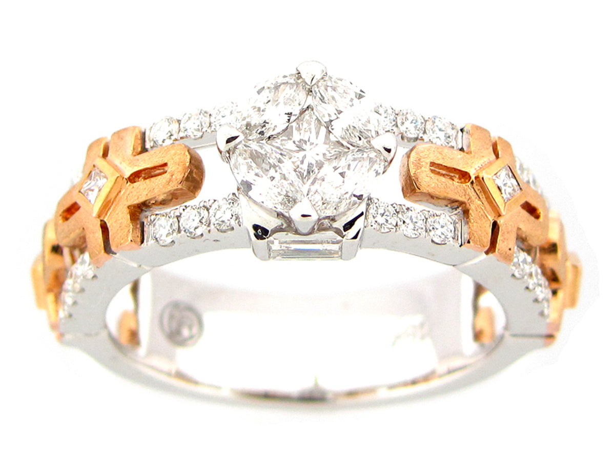 DIAMOND RING, 18KZ (N)
