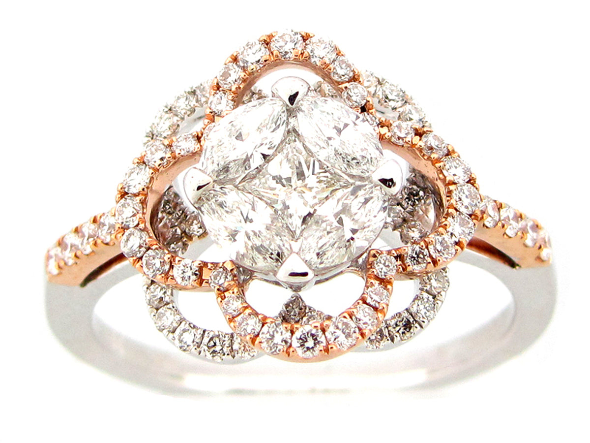 DIAMOND RING, 18KZ (N)