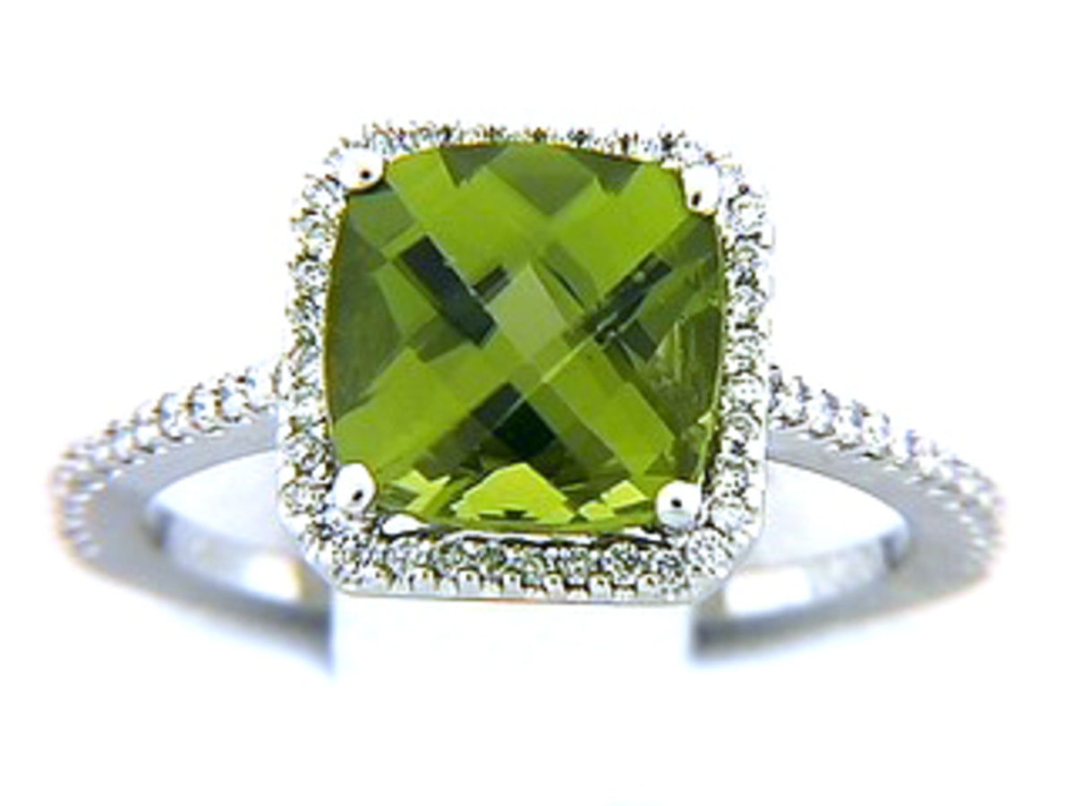 PERIDOT & DIAMOND RING