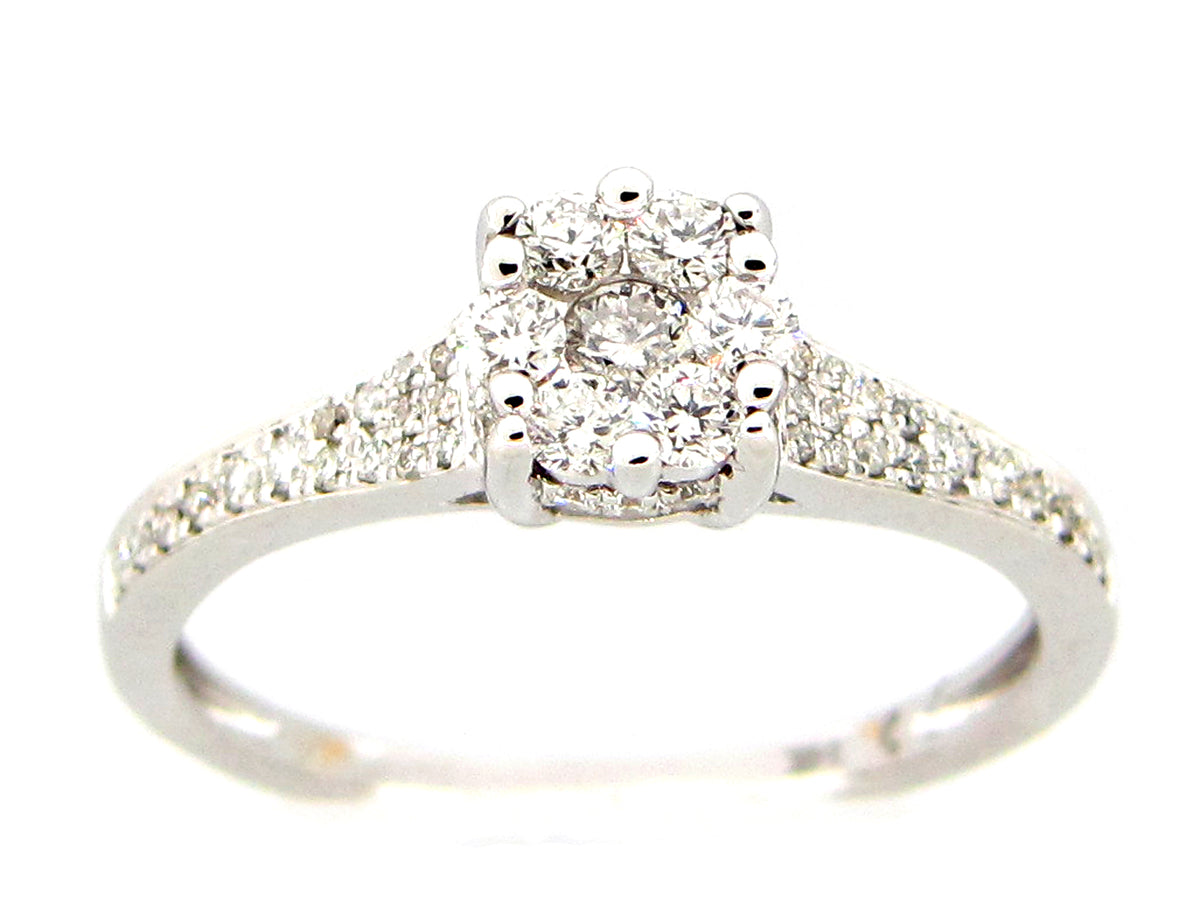 DIAMOND RING, 14KW (N)
