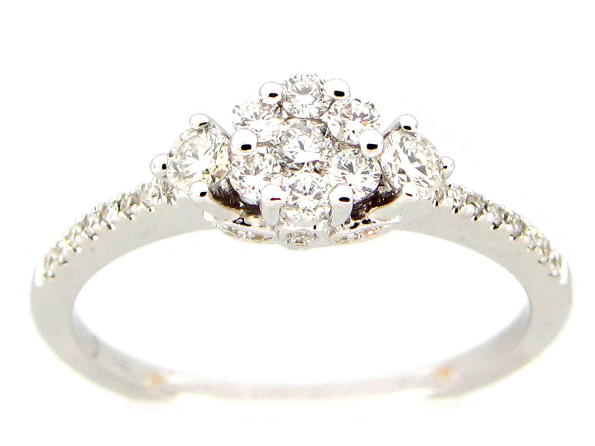 DIAMOND RING, 14KW (N)