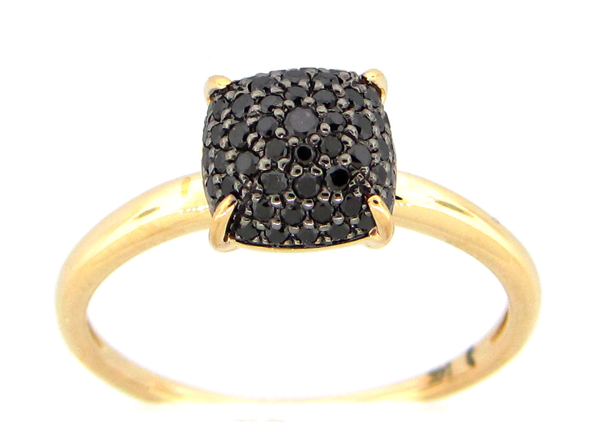 BLACK DIAMOND RING, 14KY (R)