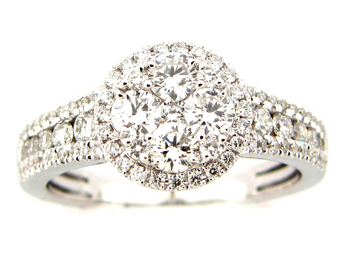 DIAMOND RING, 14KW (N)