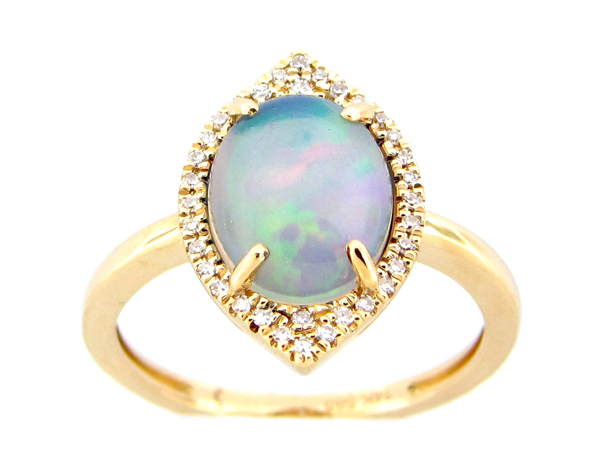 OPAL & DIAMOND RING