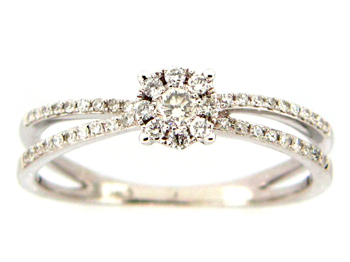 DIAMOND RING, 14KW (N)
