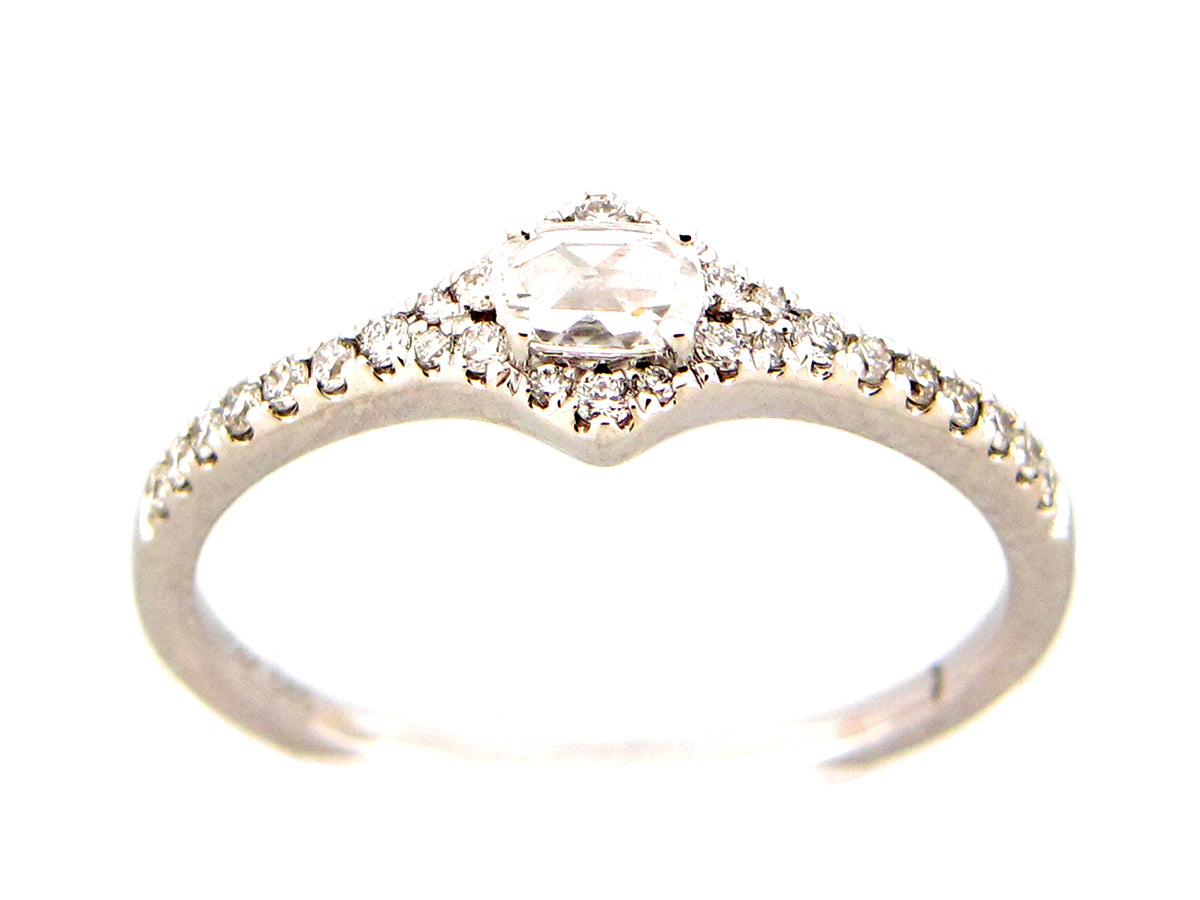 ROSE CUT DIAMOND RING
