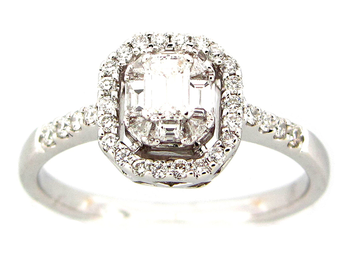 DIAMOND RING, 18KW (N)