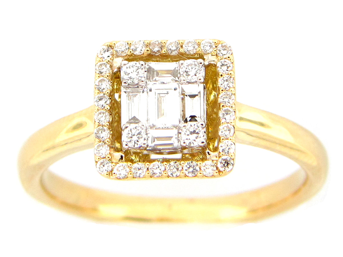 DIAMOND RING, 18KT (N)