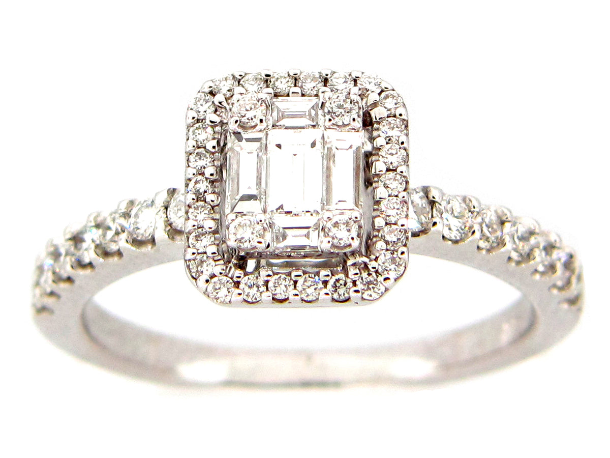 DIAMOND RING, 18KW (N)